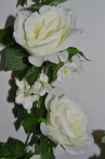 Лиана из роз Элли белая