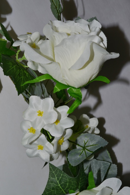 Лиана из роз Элли белая 